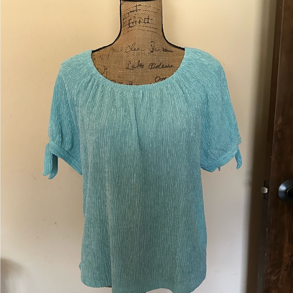 Aqua Blue Women's Top